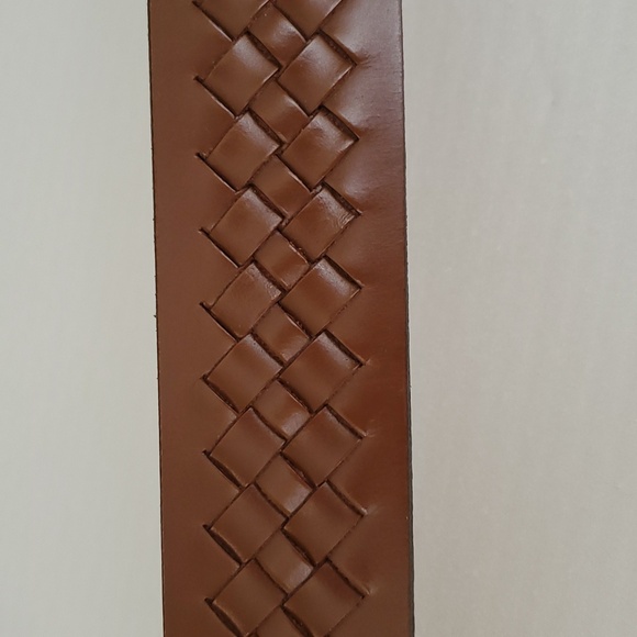 Flag Ltd. Leather Belt Size 42 Brown Belt Made in Brazil - Picture 3 of 8